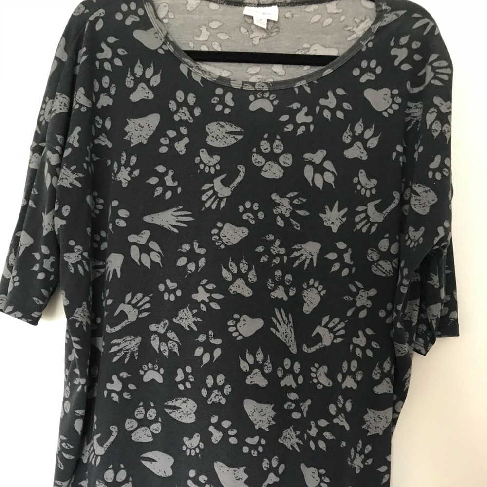 M paw, critter prints LuLaRoe Irma!